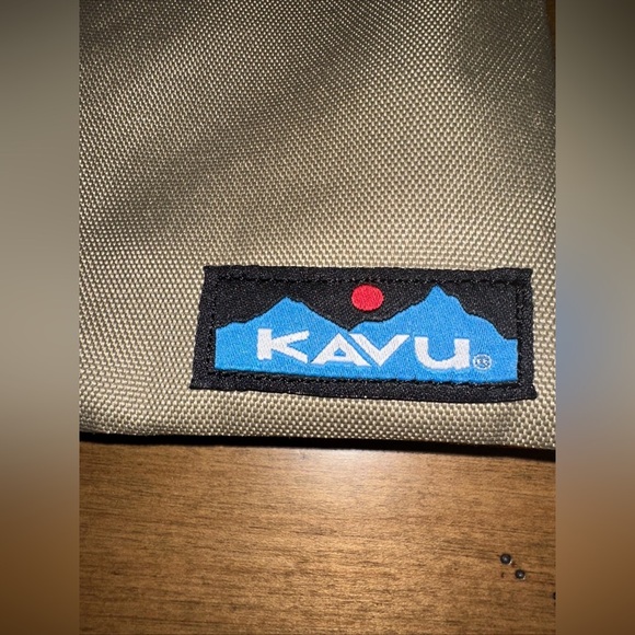 Kavu Bifold Clutch Wallet Wristlet Teal Orange Geometric Bag Purse Aztec Print - Picture 4 of 8